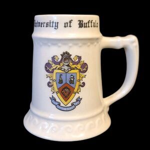 Delta Sigma Pi University of Buffalo New York Vintage Ceramic Tankard Stein VERN